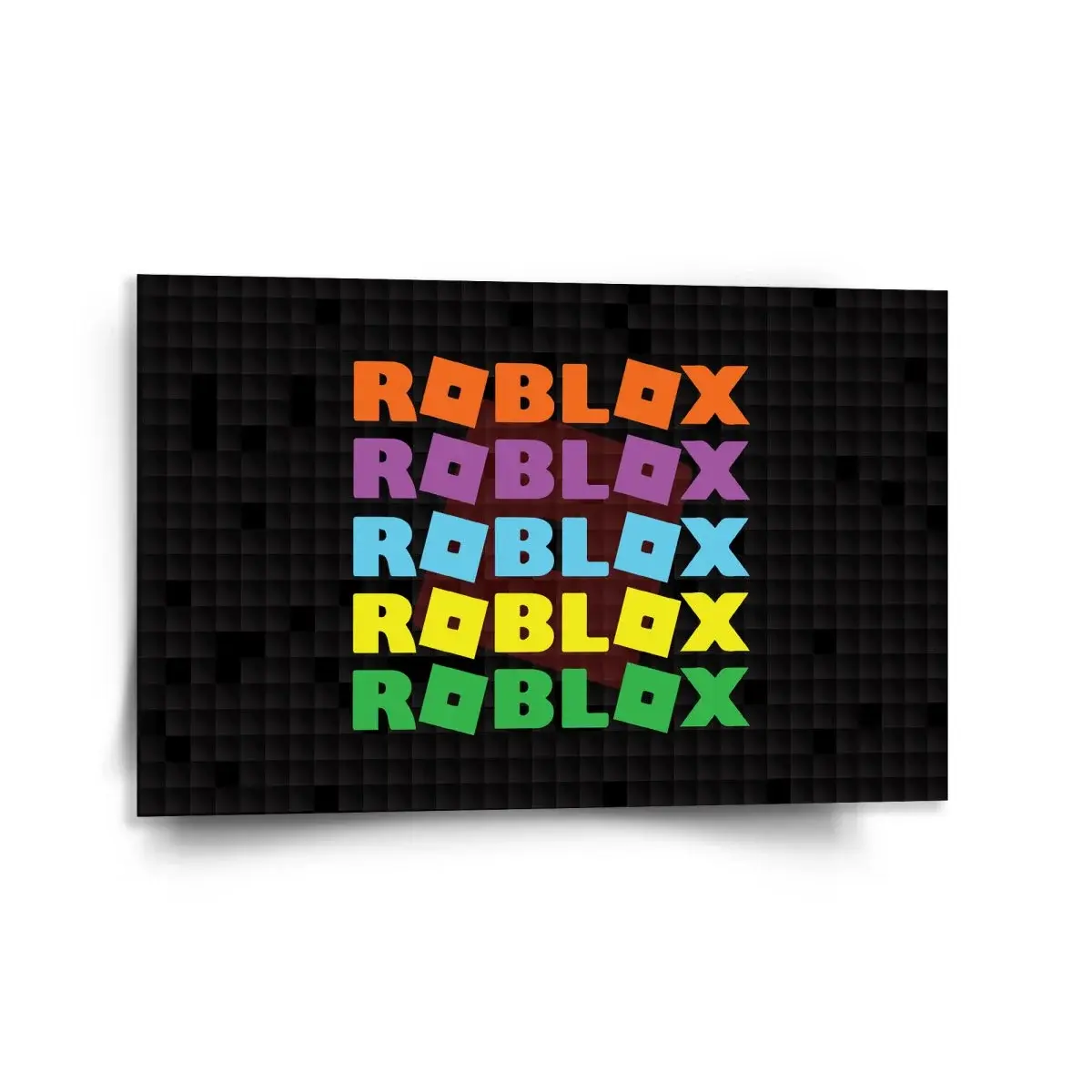 Obraz ROBLOX Barevný text - 120x80 cm