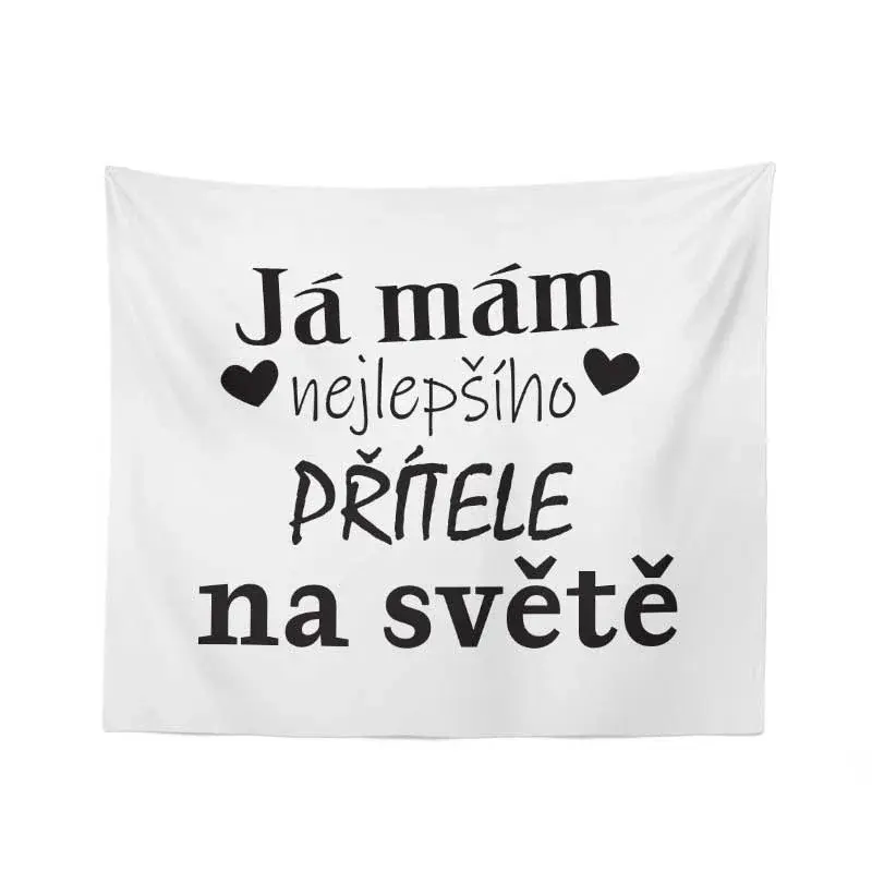 Deka Já mám nejlepšího přítele na světě: 150x120 cm