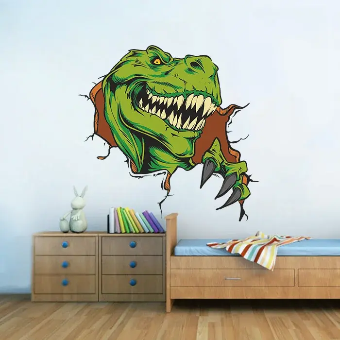 Samolepka na zeď: Tyrannosaurus - 120x116 cm