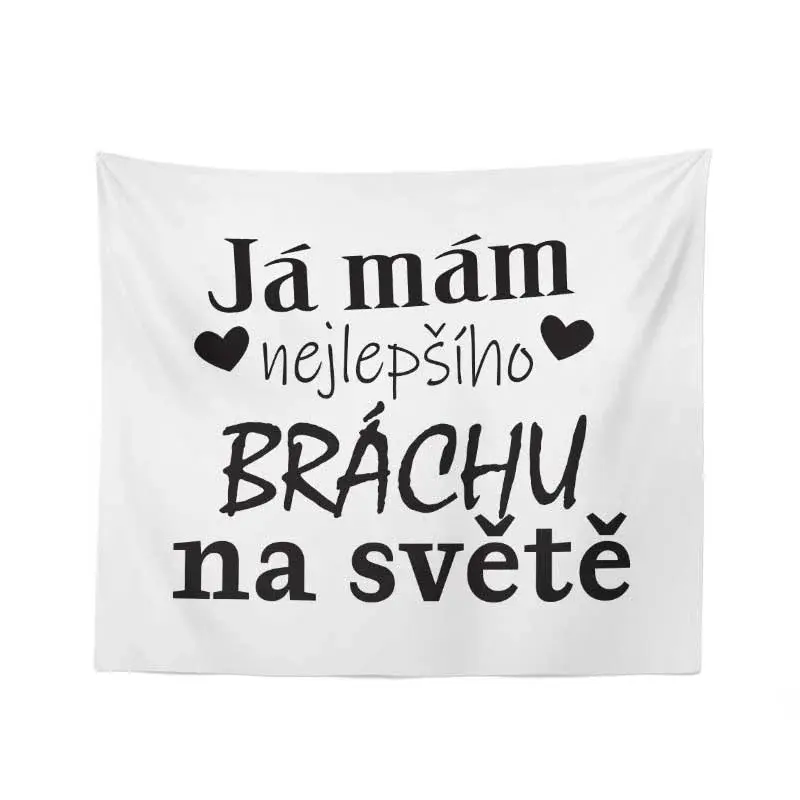 Deka Já mám nejlepšího bráchu na světě: 150x120 cm