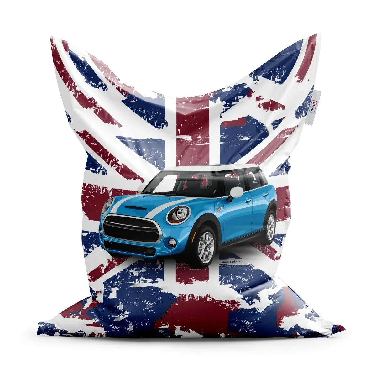 Sedací vak Mini sedan Britská vlajka - 150x100 cm