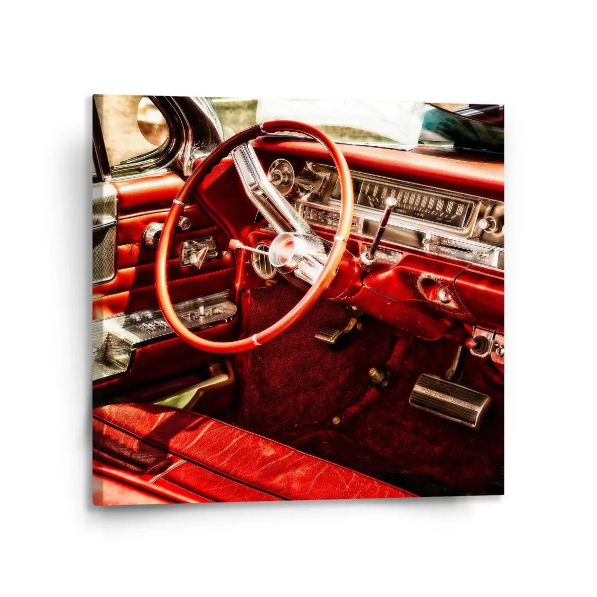 Obraz Interiér automobilu - 110x110 cm