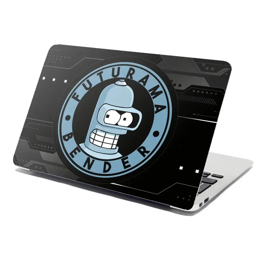 Samolepka na notebook Futurama Bender Technology - 29x20 cm