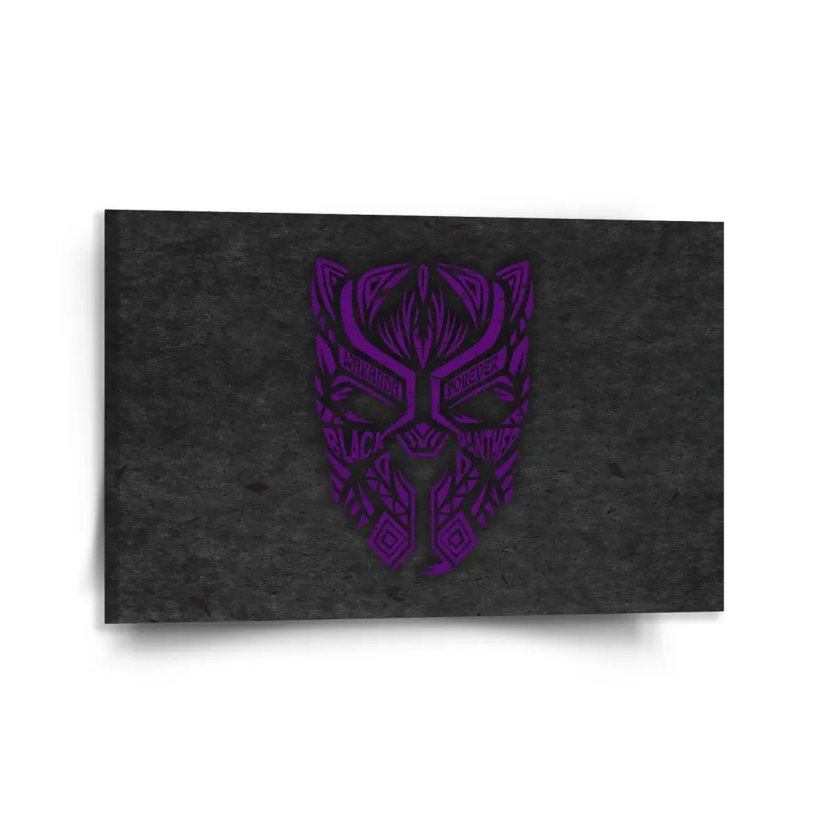 Obraz BLACK PANTHER wakanda forever Fialový - 120x80 cm