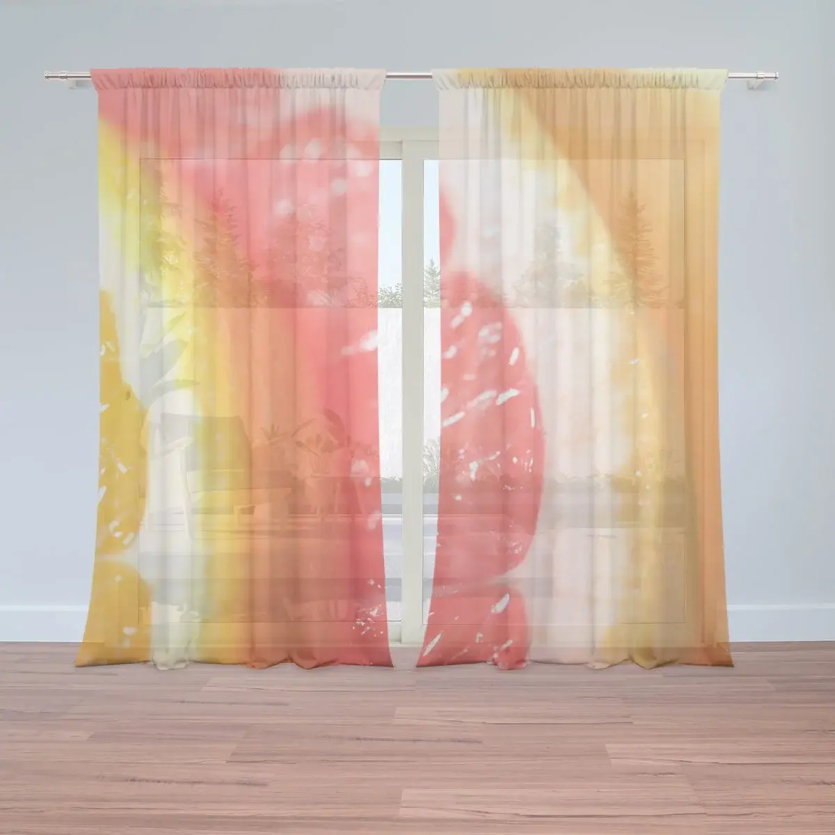 Záclony Citrusy: 2ks 150x250cm