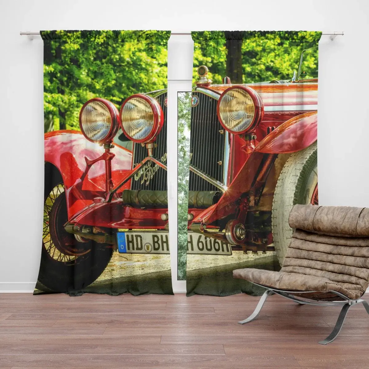 Závěs Veterán 2: 2ks 140x250cm
