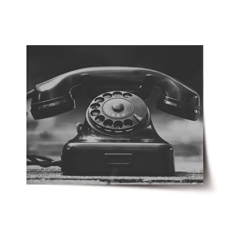 Plakát Starý telefon - 120x80 cm