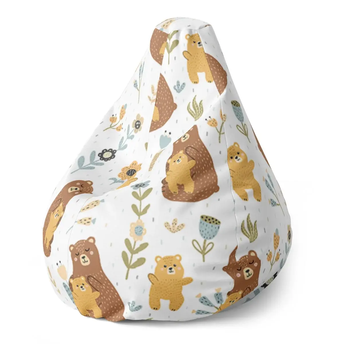 Sedací vak Pear Medvědi - 140 x 100 x 25 cm