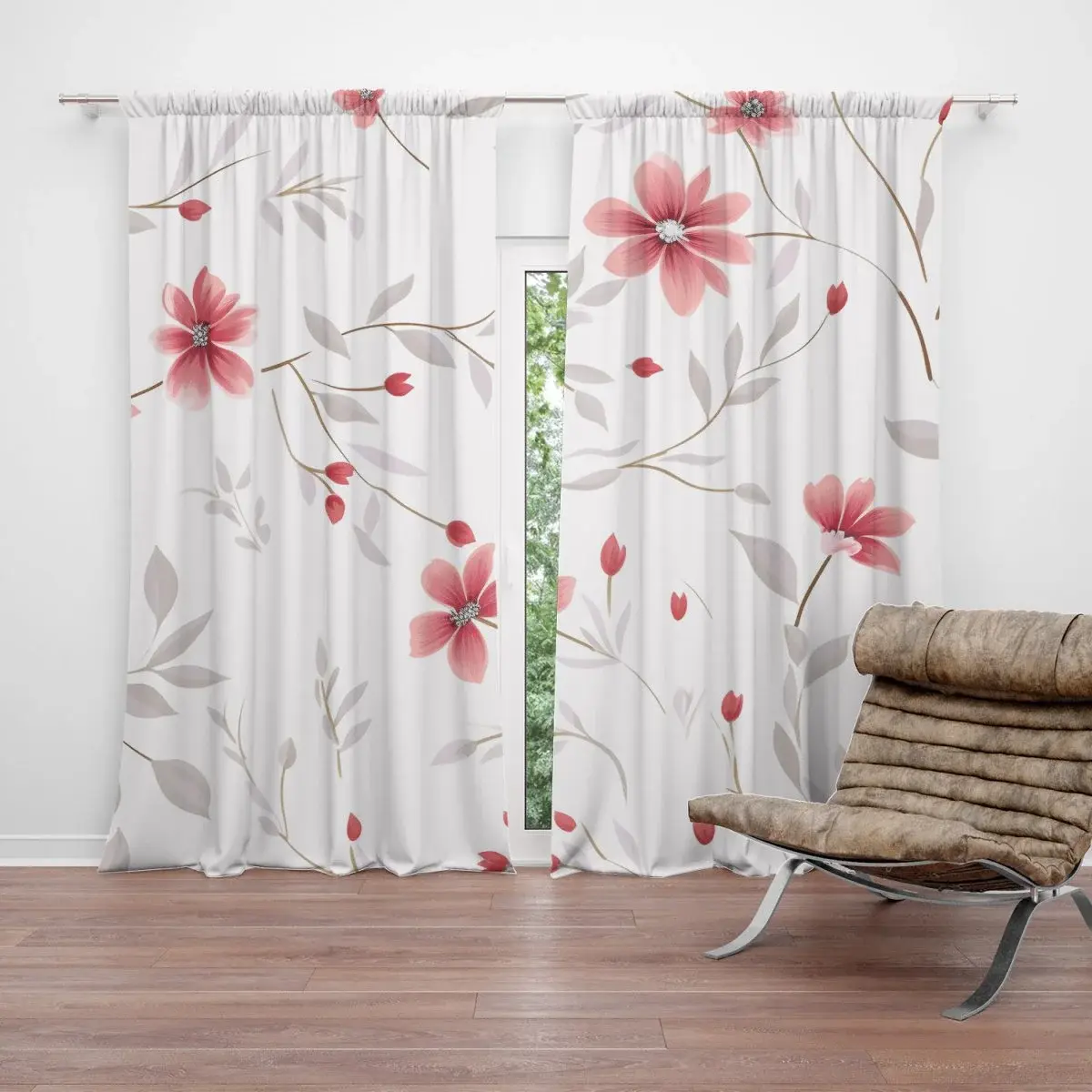 Závěs Přírodní elegance: 2ks 140x250cm