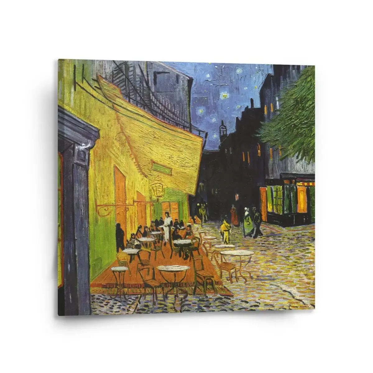 Obraz Terasa kavárny v noci - Vincent van Gogh - 110x110 cm