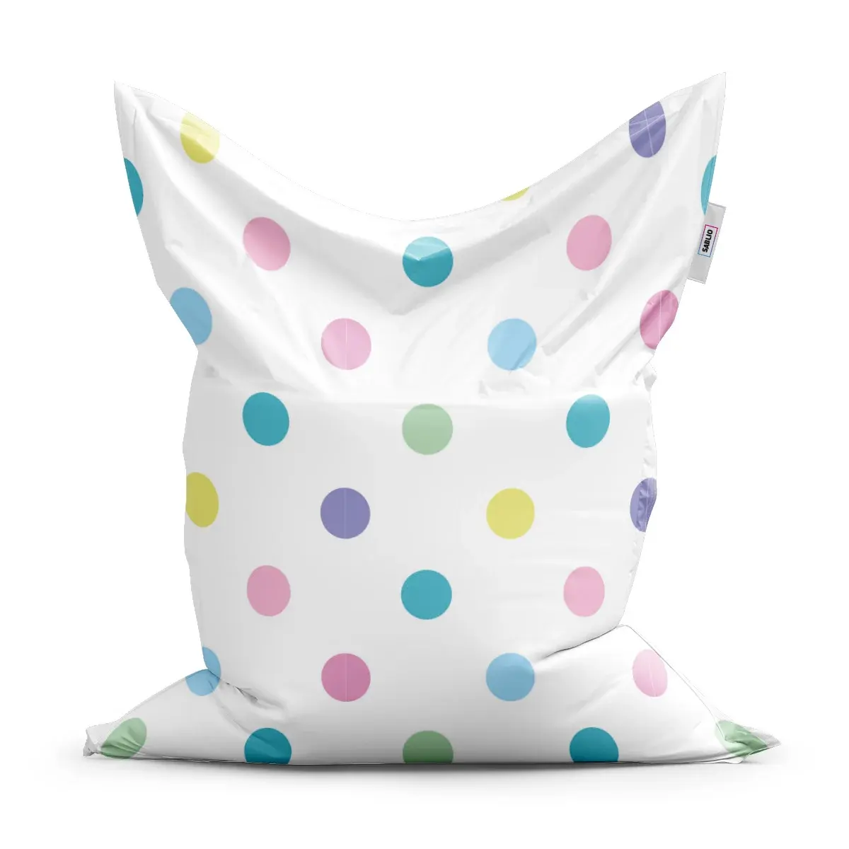 Sedací vak Classic Puntík vedle puntíku - 200x140 cm