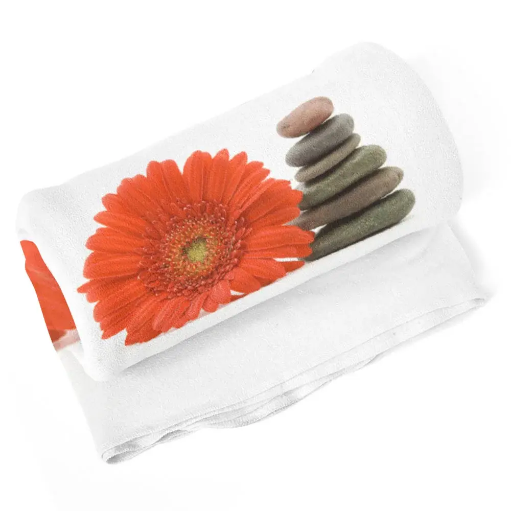 Deka Gerbera s kameny - 190x140 cm