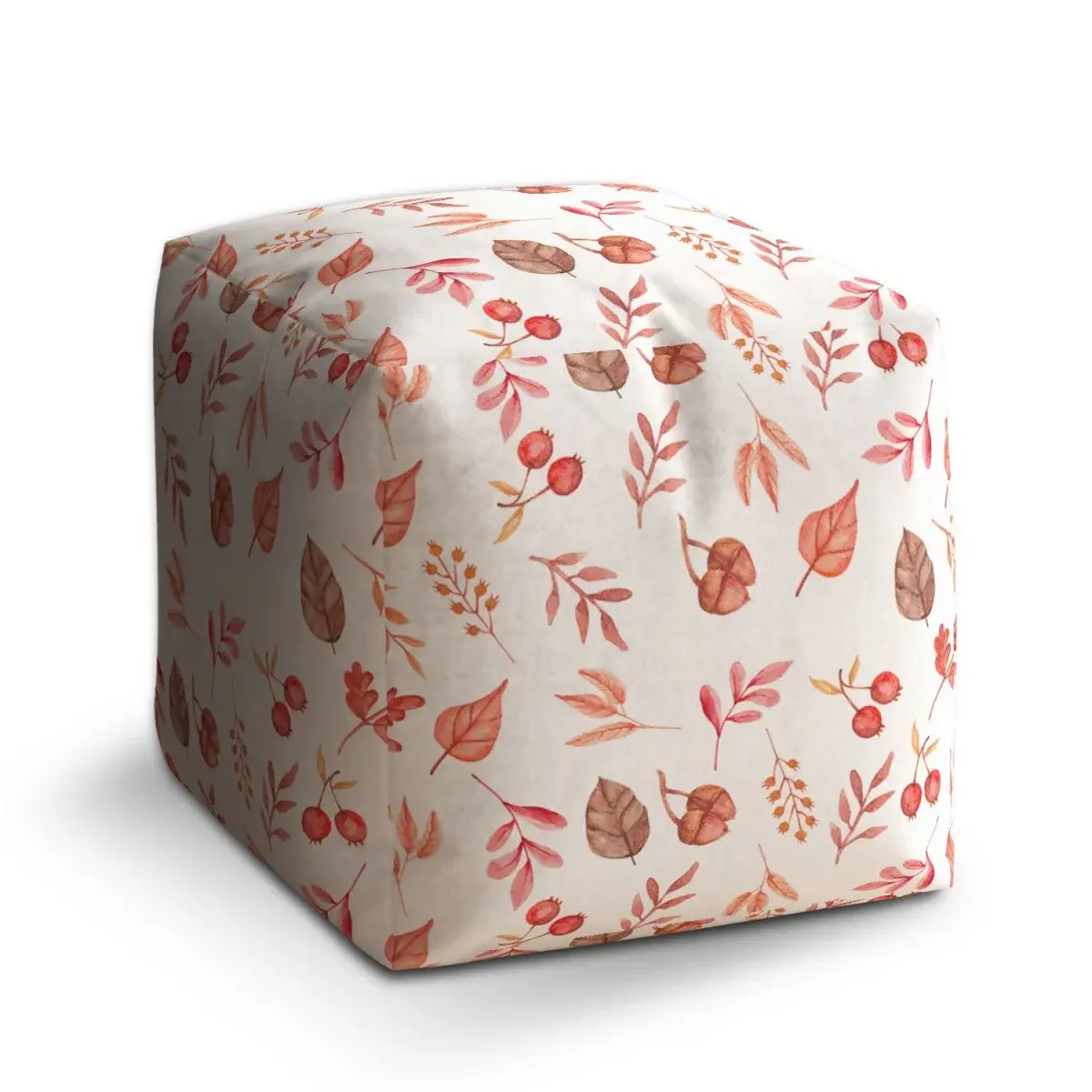 Taburet Cube Podzimní harmonie - 50x50x50 cm