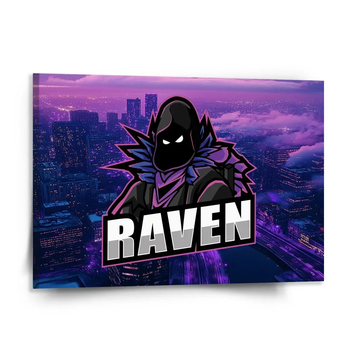 Obraz FORTNITE RAVEN Steampunk město - 150x110 cm