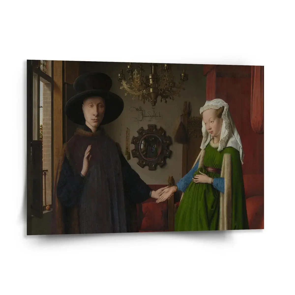 Obraz Svatba manželů - Jan van Eyck - 150x110 cm