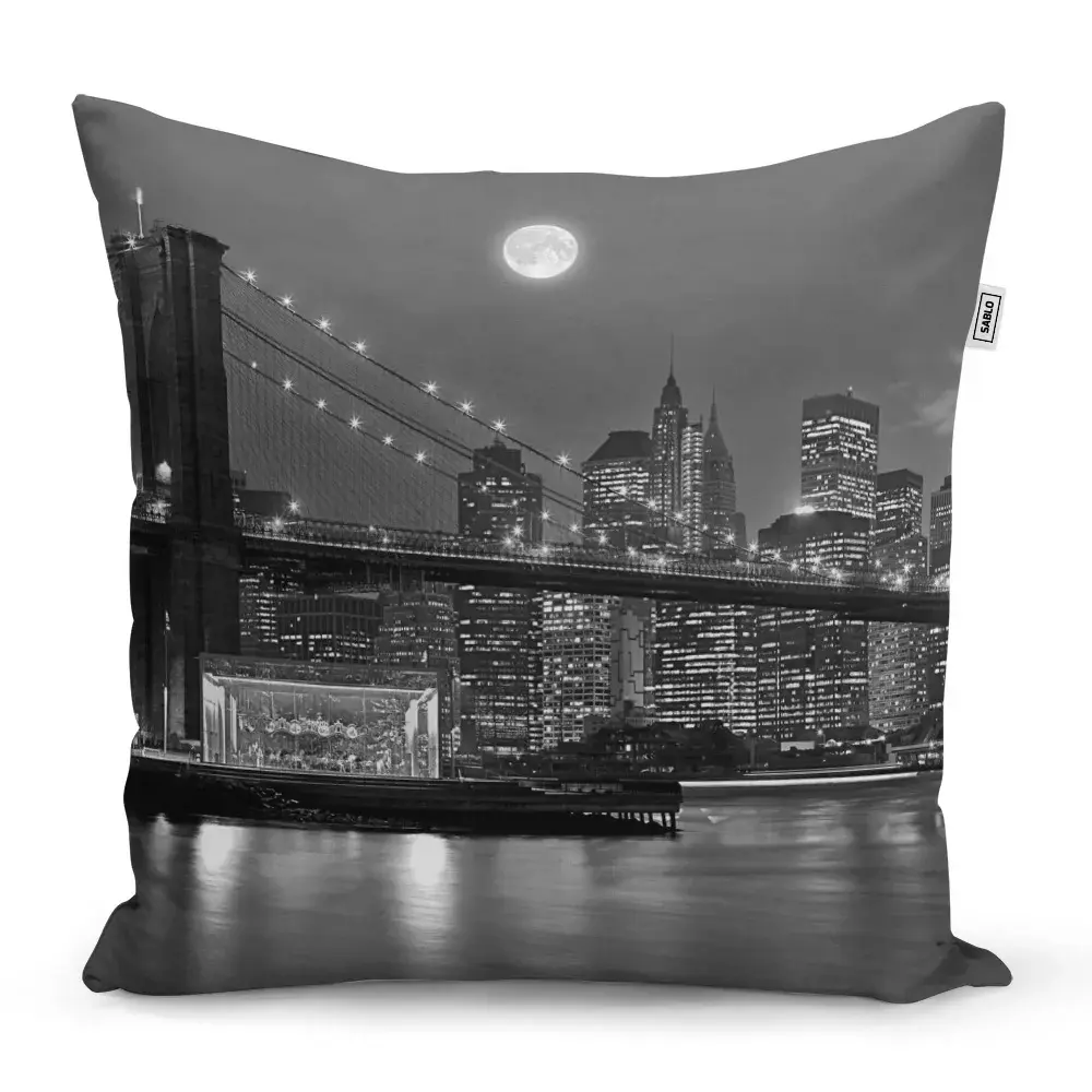 Polštář Noční New York 2 - 60x60 cm