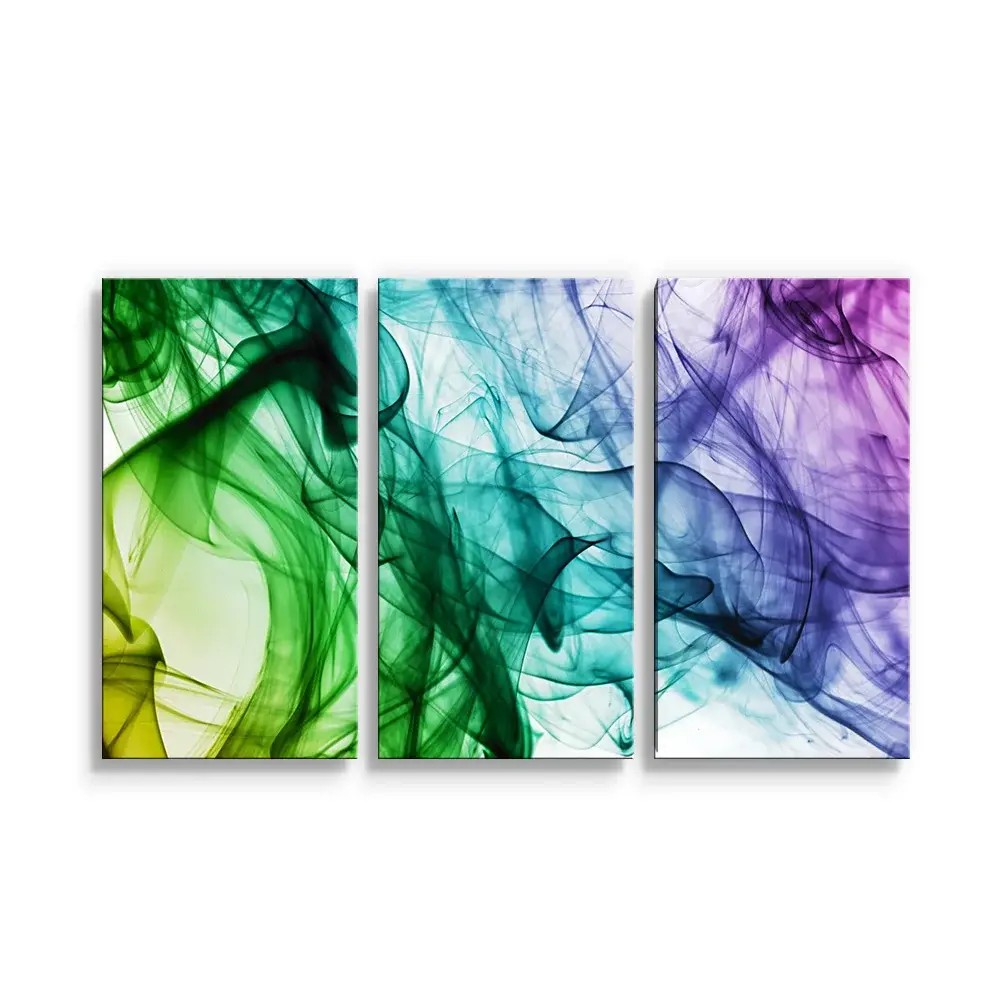 Obraz - 3-dílný Barevný efekt - 120x80 cm