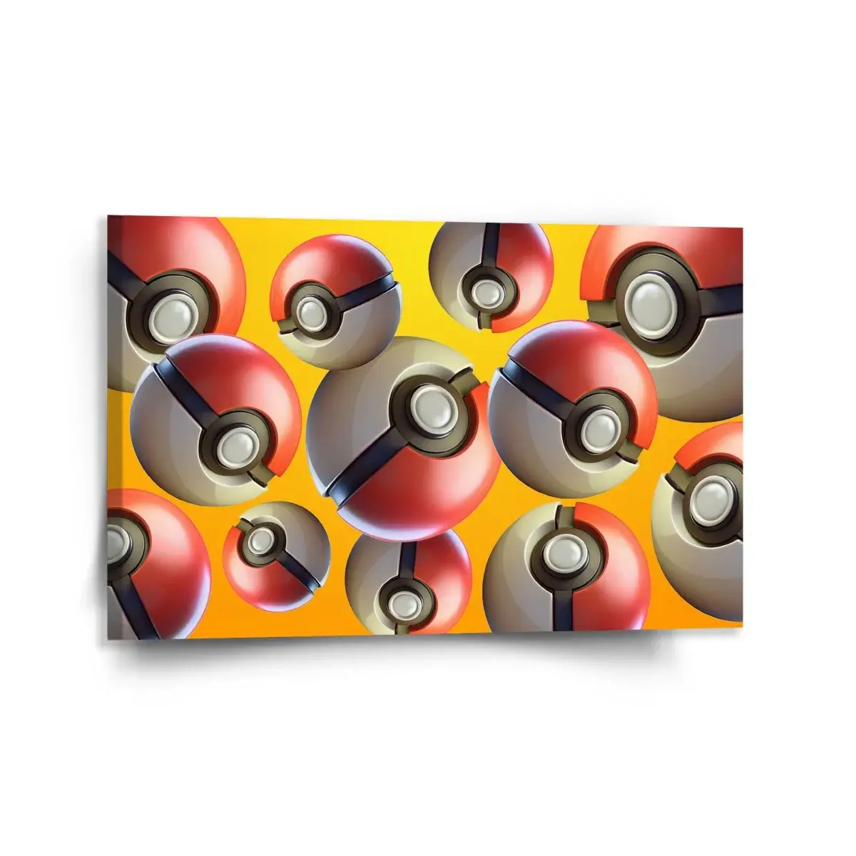 Obraz Pokemon ball Pattern - 120x80 cm