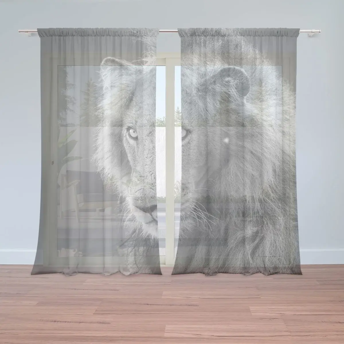 Záclony Lvíček: 2ks 150x250cm