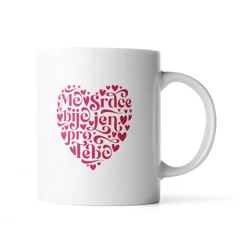 Hrnek Mé srdce bije jen pro Tebe - 890 ml - XXL