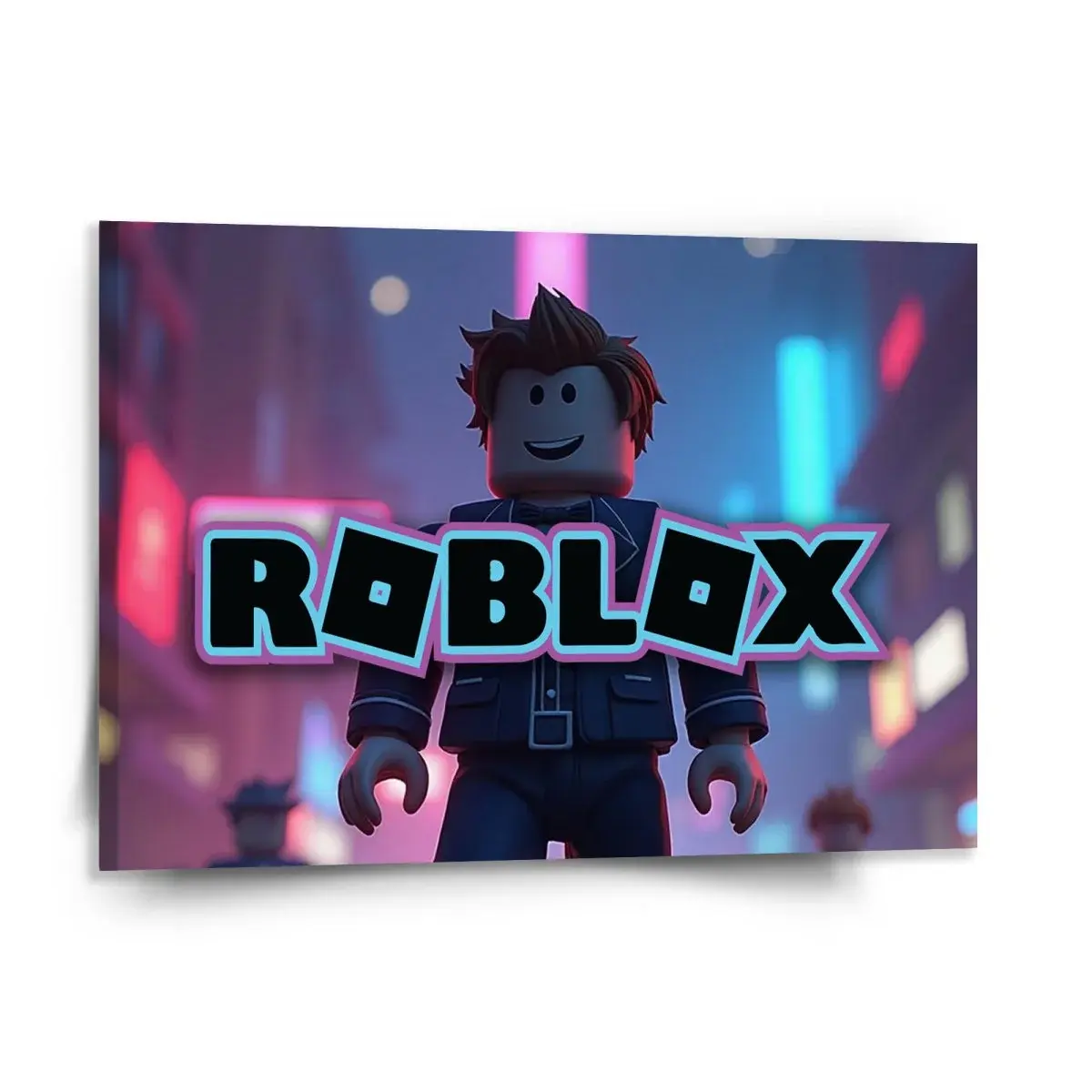 Obraz ROBLOX Neonové město - 150x110 cm