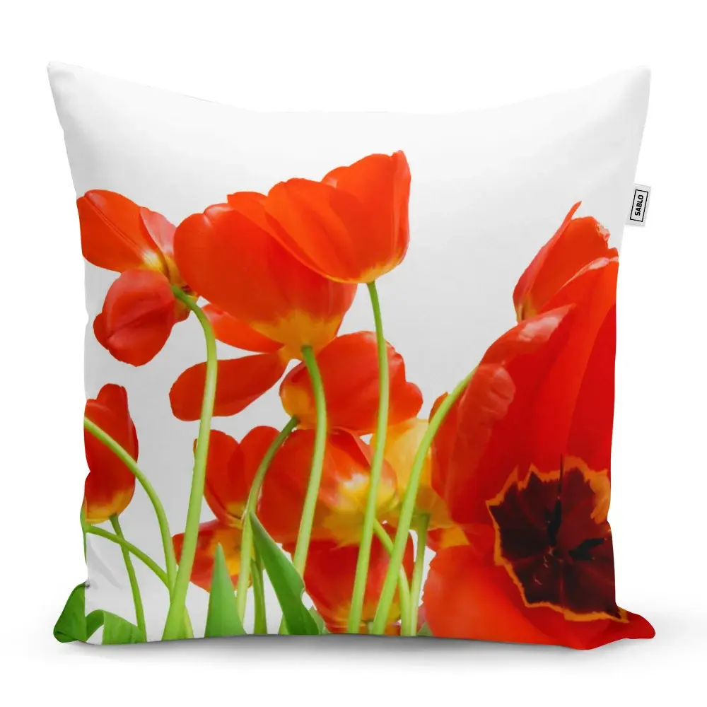 Polštář Tulipány - 50x50 cm