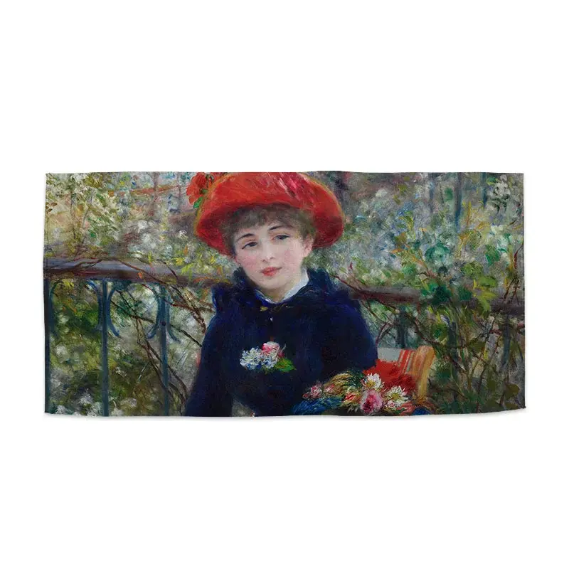 Ručník Dvě sestry (Na Terase) - Pierre-Auguste Renoir - 50x100 cm