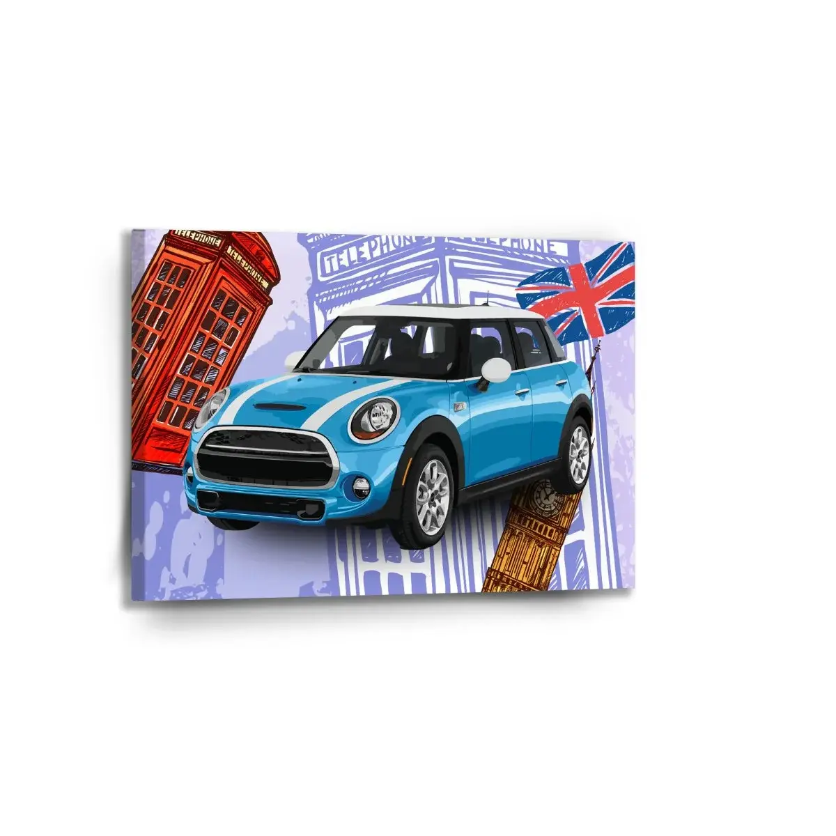 Obraz Mini sedan Londýn - 90x60 cm