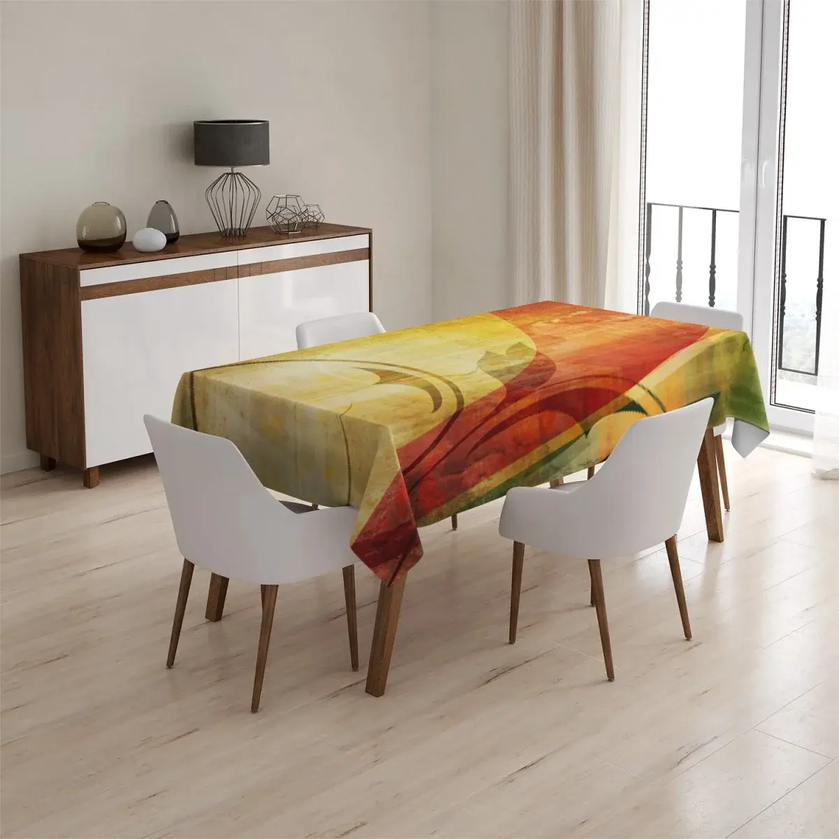 Ubrus Retro motiv - 130x130 cm