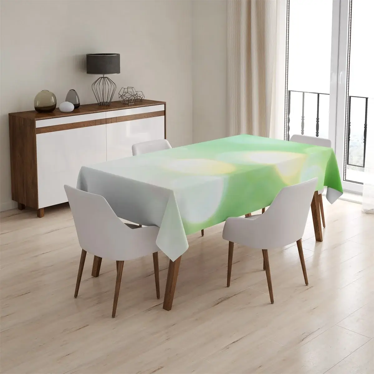 Ubrus Zelená abstrakce - 130x170 cm