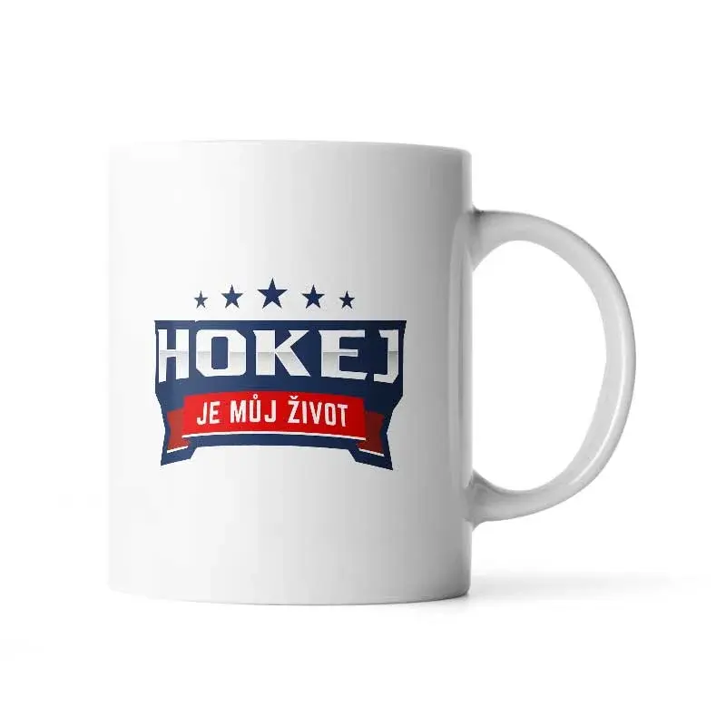 Hrnek Hokej je můj život - 330 ml - standard