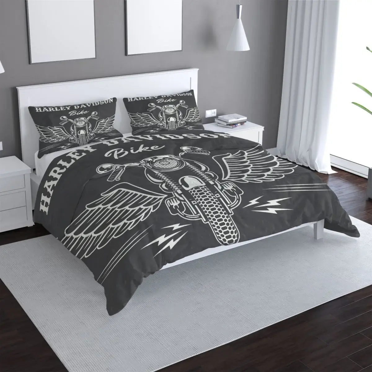 Povlečení Harley-Davidson S křídly - 140x200 / 90x70