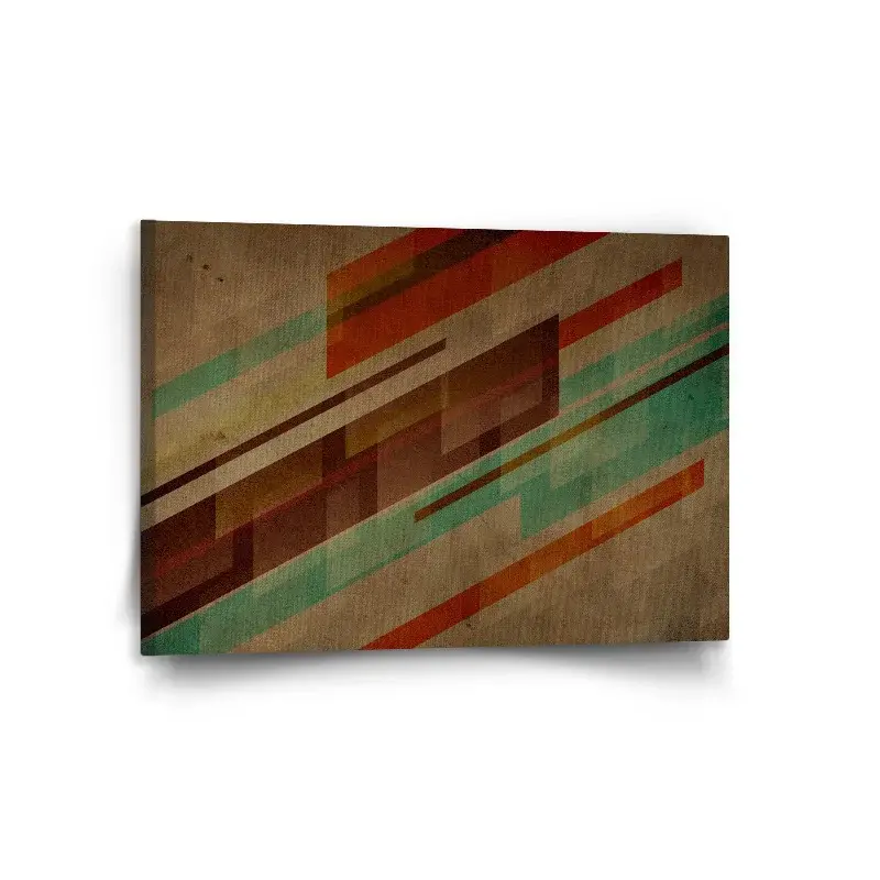 Obraz Hnědá abstrakce - 120x80 cm