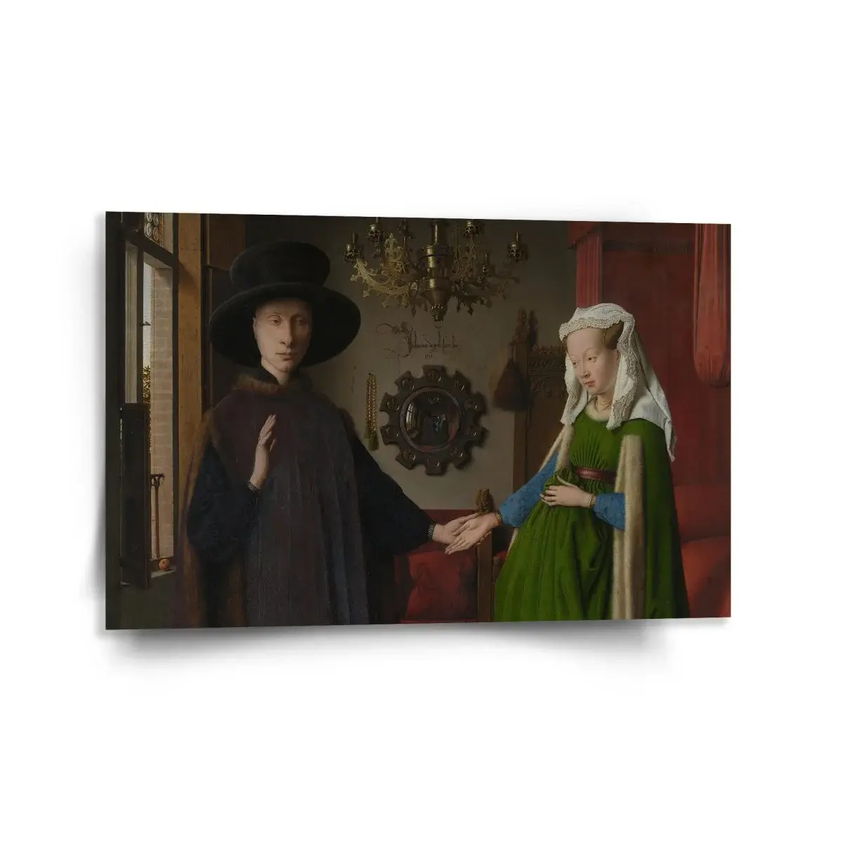 Obraz Svatba manželů - Jan van Eyck - 120x80 cm