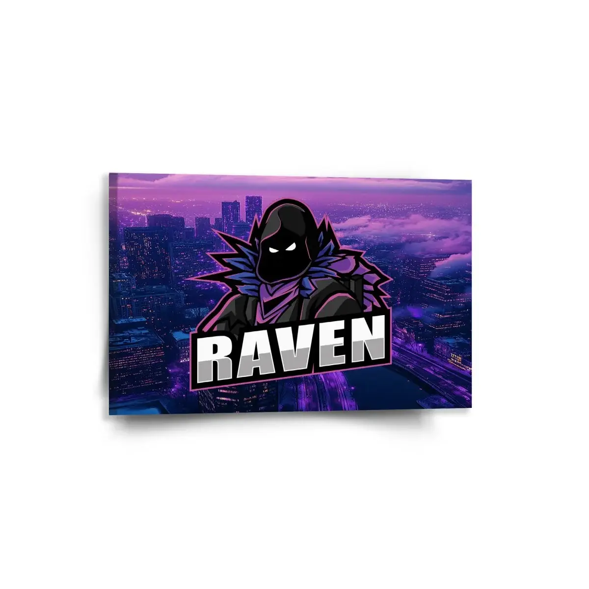 Obraz FORTNITE RAVEN Steampunk město - 60x40 cm