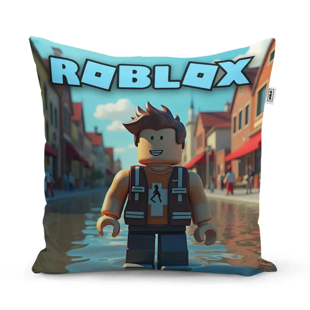 Polštář ROBLOX Město - 60x60 cm