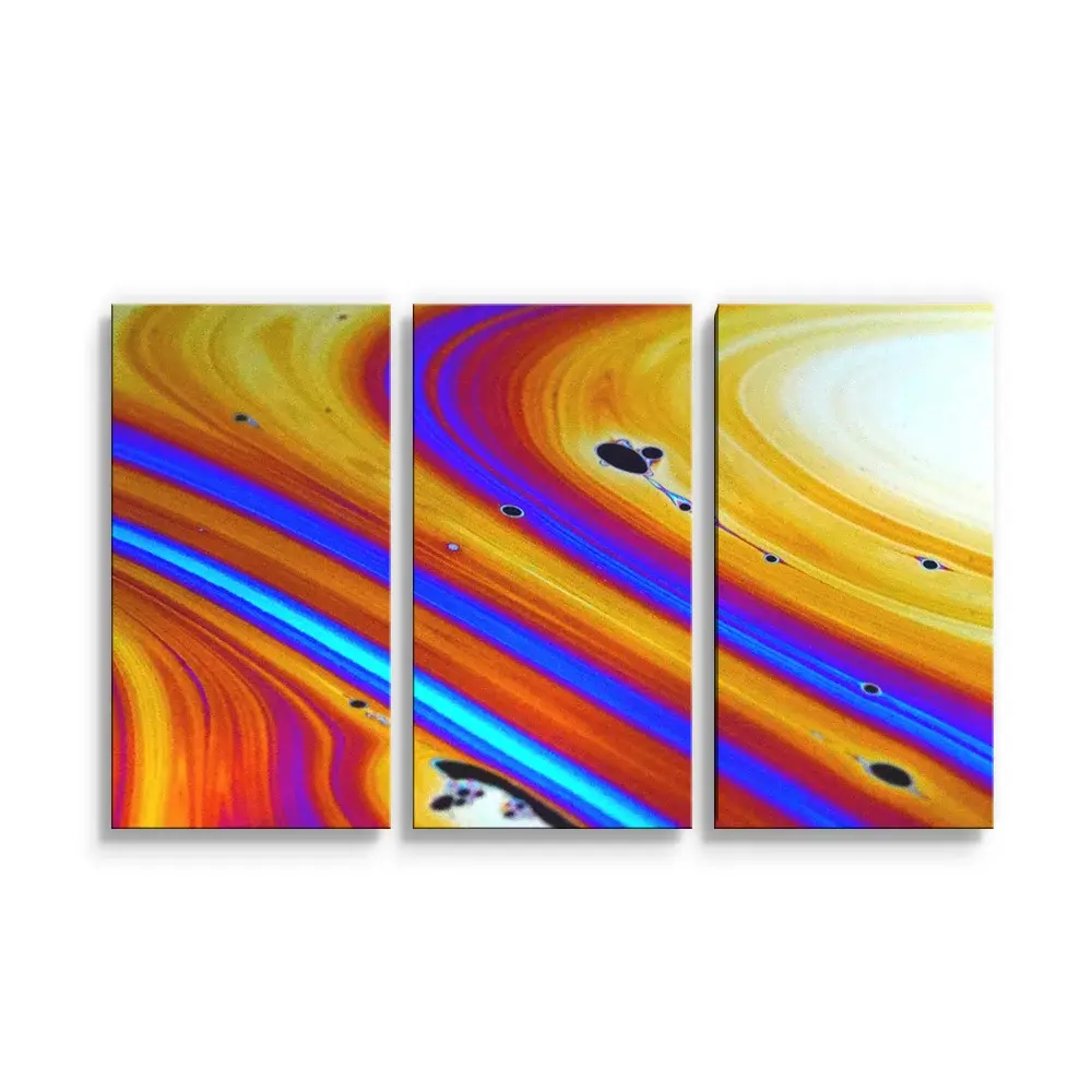 Obraz - 3-dílný Barevná abstrakce - 120x80 cm