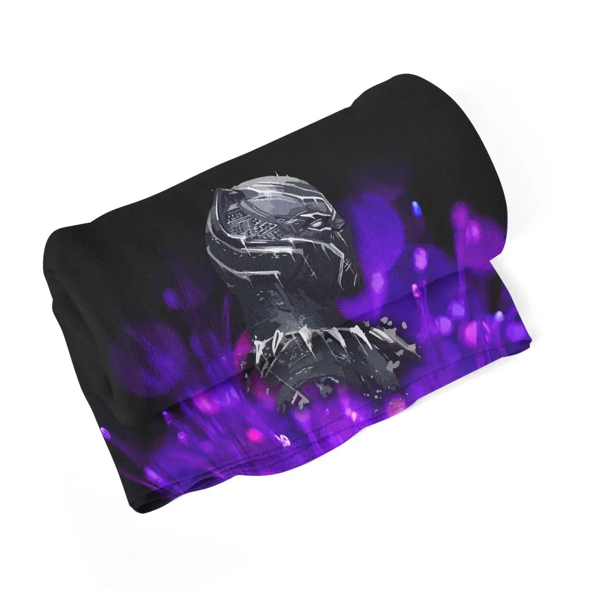 Deka BLACK PANTHER Fialová luminescence - 190x140 cm
