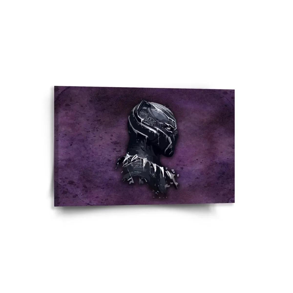Obraz BLACK PANTHER z profilu Fialový mlhavý - 60x40 cm