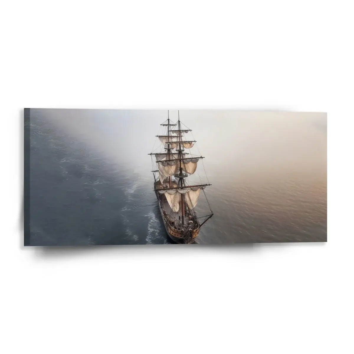 Obraz Plachetnice na klidném moři - 110x50 cm