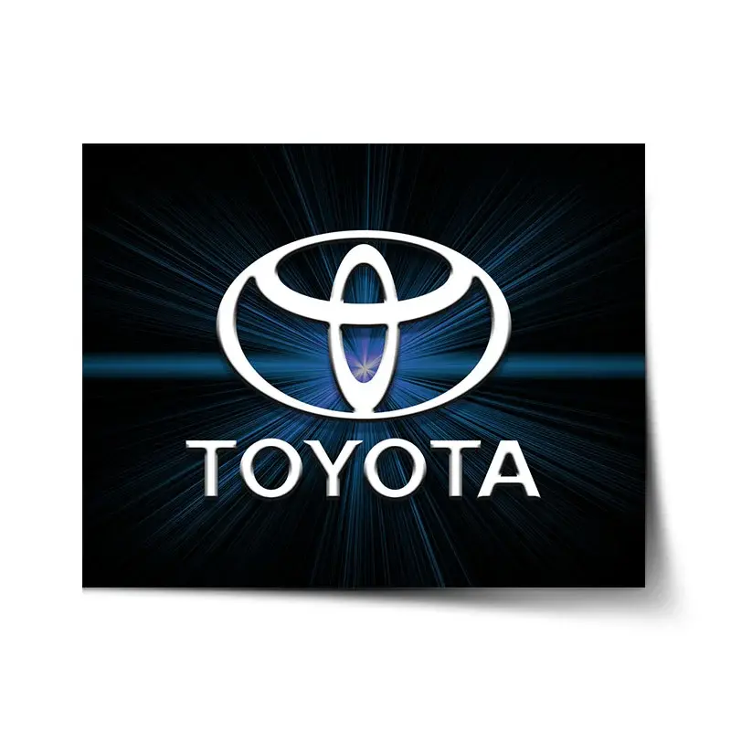 Plakát Toyota Blue Glow - 120x80 cm