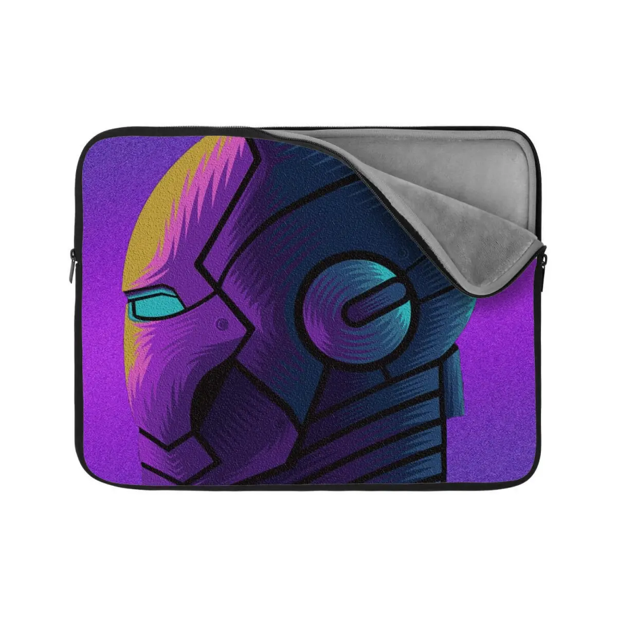 Obal na notebook Iron Man Helma na fialové - 13"