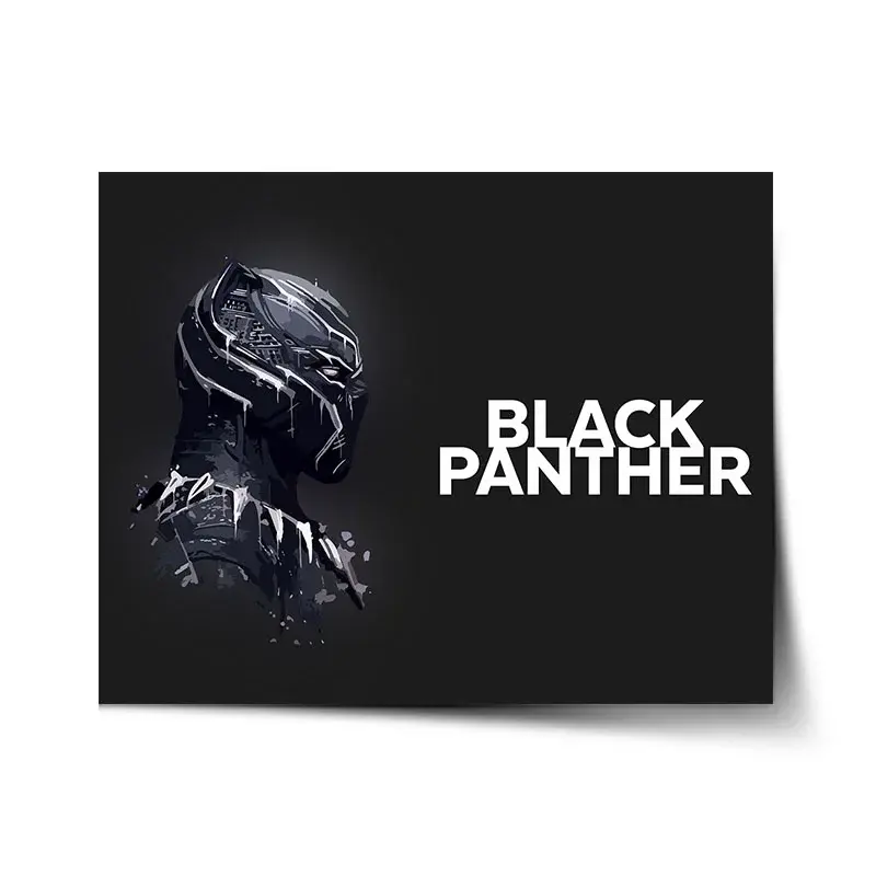 Plakát BLACK PANTHER z profilu Černý - 60x40 cm