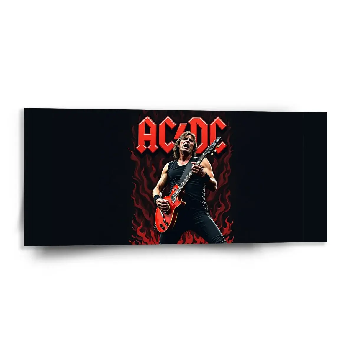 Obraz ACDC Kytarista - 110x50 cm