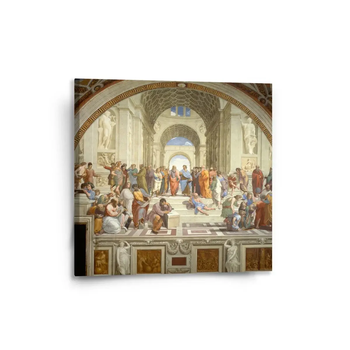 Obraz Athénská škola - Raffael Santi - 50x50 cm