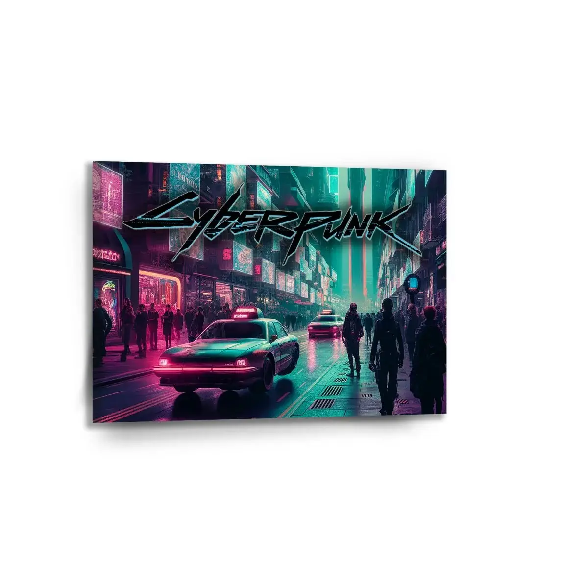 Obraz Cyberpunk 2077 Město - 90x60 cm