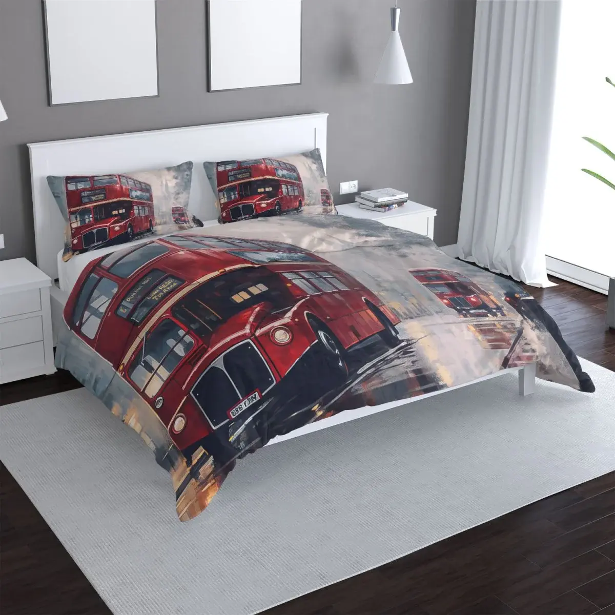 Povlečení Londýn Double-decker 2 - 140x200 / 90x70