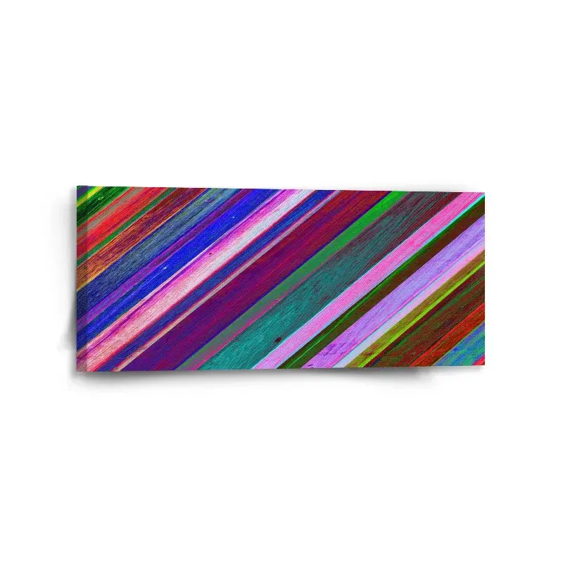 Obraz Nabarvené dřevo - 110x50 cm