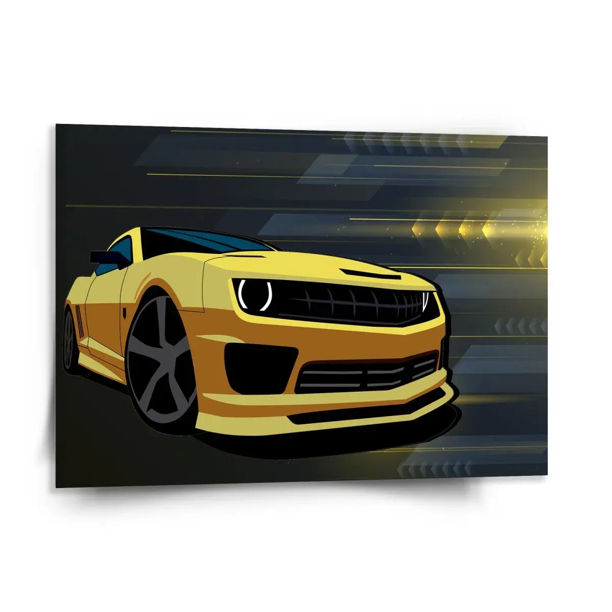Obraz Chevrolet Camaro Pruhy - 150x110 cm