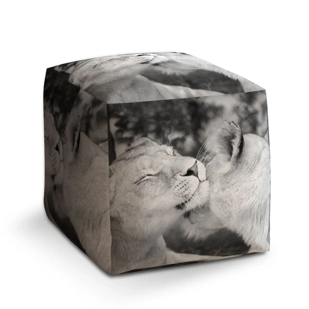 Taburet Cube Lvice - 50x50x50 cm